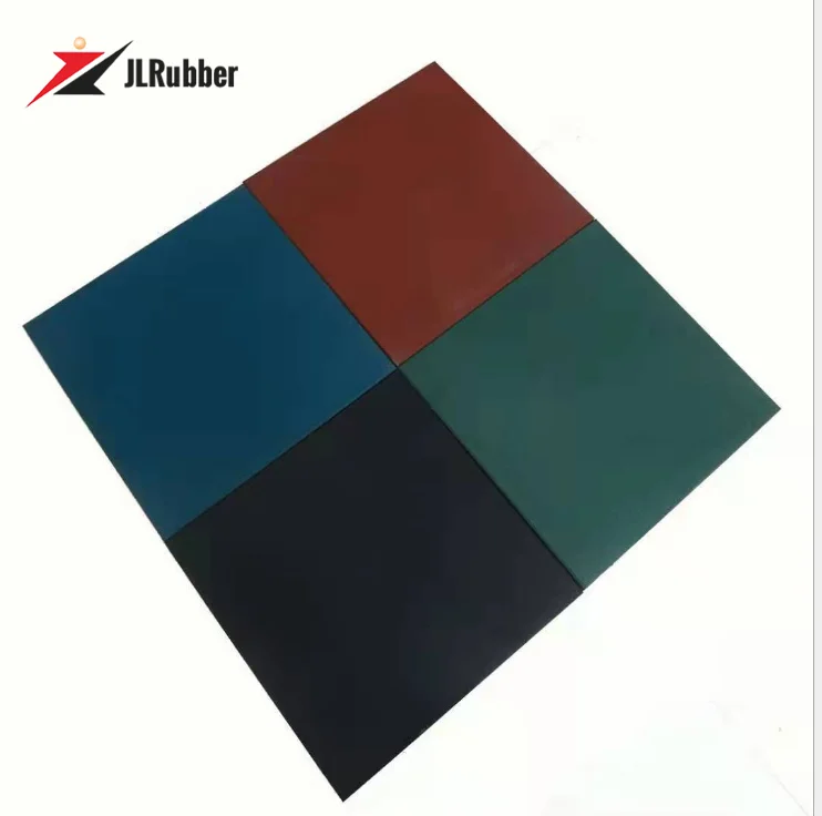 Нетоксичная черно-белая красная Резиновая Спортивная плитка Epdm SBR резиновый напольный