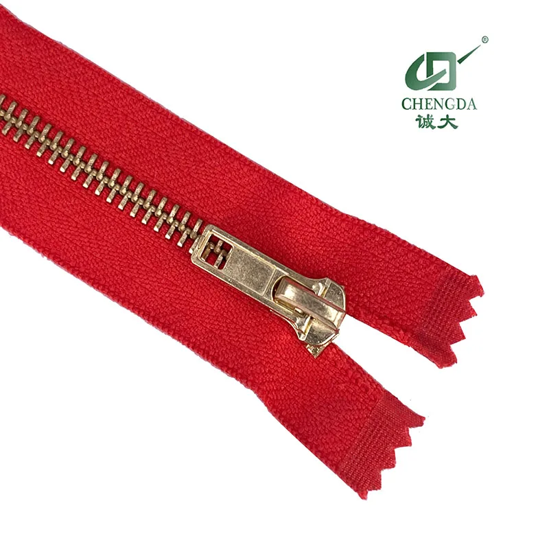factory wholesale price fire resistant metal  zipper  close end open end for garment and bags