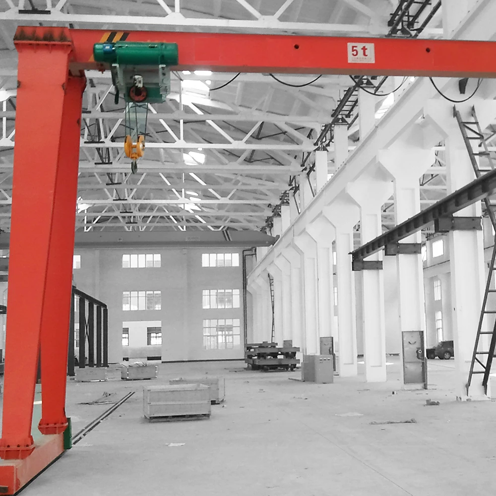 Professional L-Frame Open Ground Beams Gantry Crane16 Tons Crane