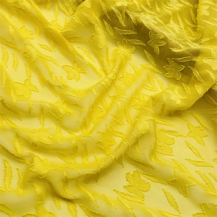 Hot sale wholesale fabric lurex chiffon with lurex stripe  jacquard dot jacquard fabrics for garments