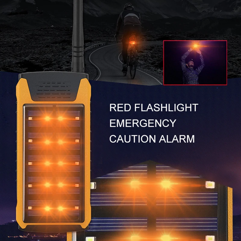 Multifunctional Outdoor Equipment with Walkie Talkie and Powerbank Solar Energy for Camp Picnic Hiking Power Talkie Crony CY-919