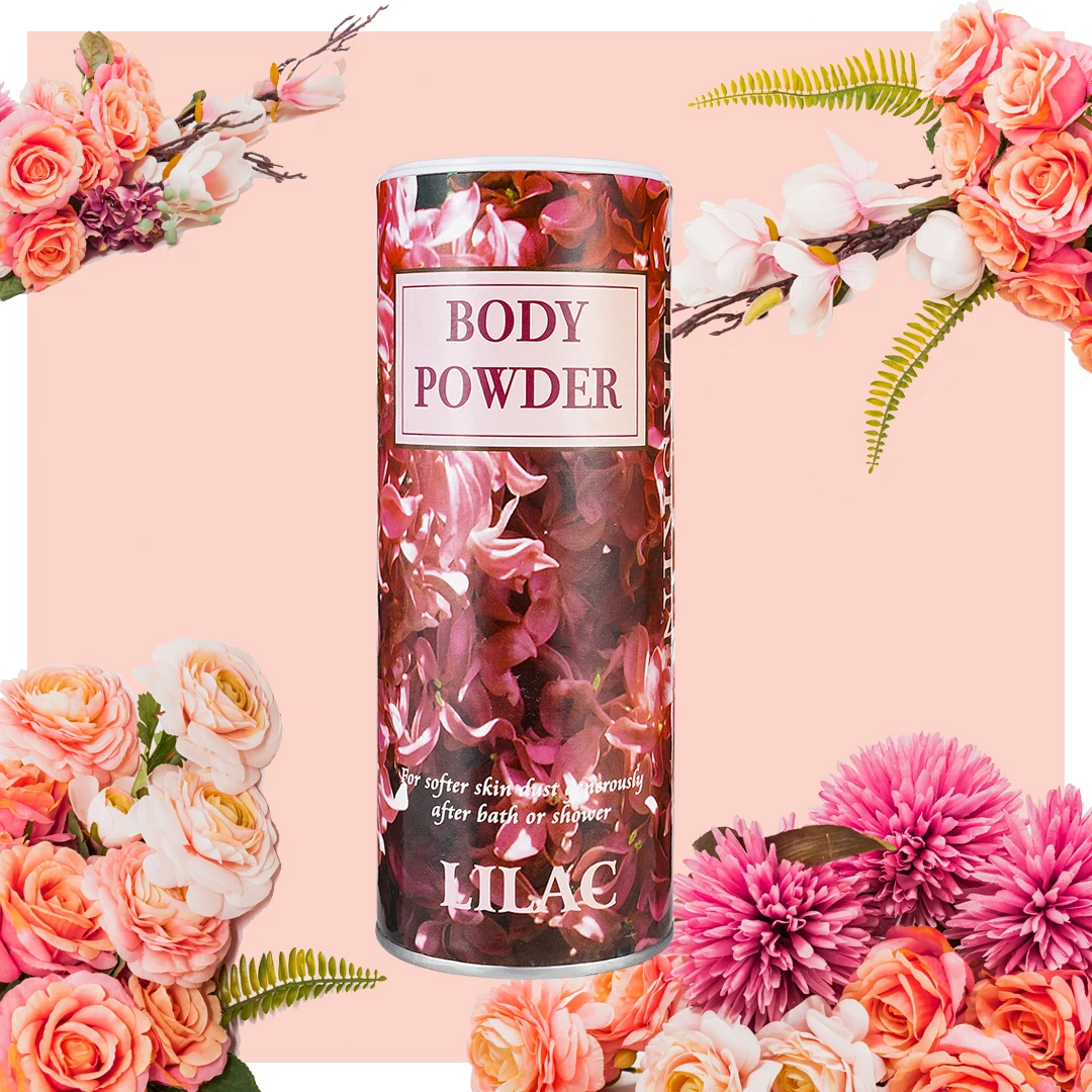 OEM ODM Customized Skin Care ROSE Organic Fragrance Skin Care Body Talcum Powder