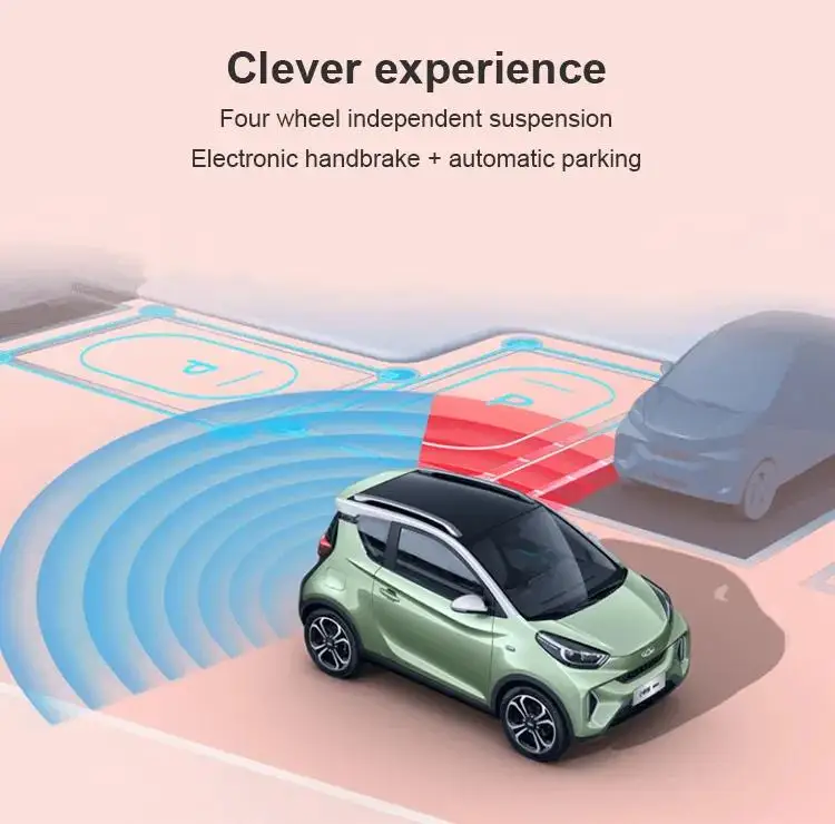 2022-2023 электромобиль Chery T7 маленький муравей 3-дверный 4-местный Подержанный мини-автомобиль с кожаными сиденьями левая задняя камера Сделано из Китая