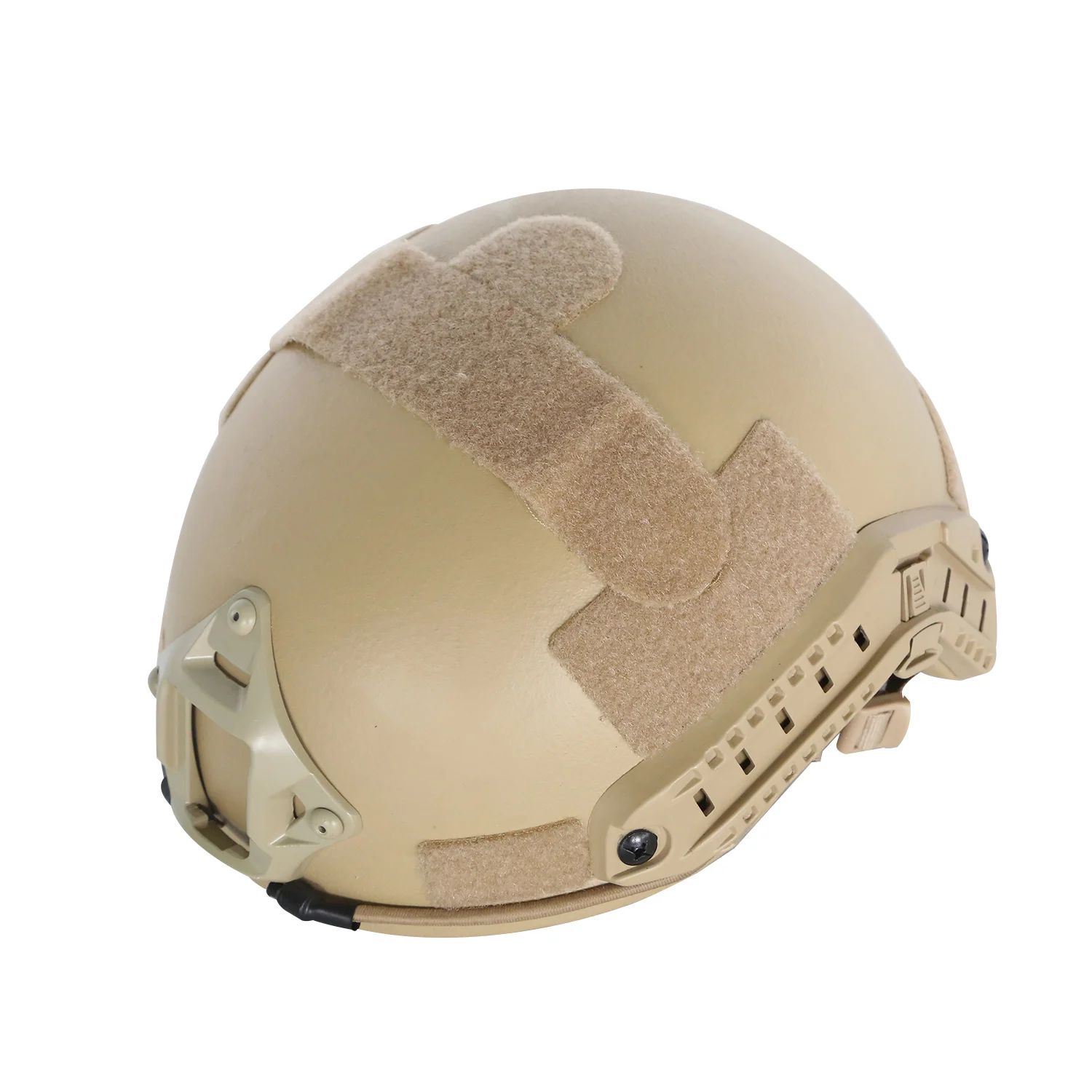 Durable civilian beige aramid tactical helmet