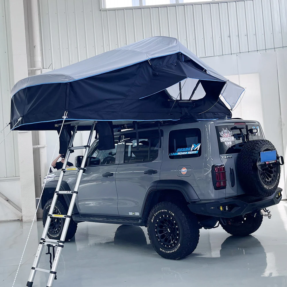 Latest Design Car Soft Rooftop Tent Model with Super Cool Color