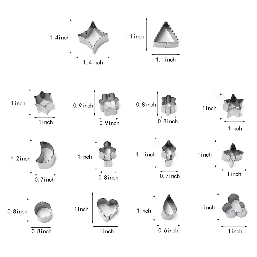 Wholesale Kitchen Accessories Tools DIY Cake Mold Cookie Cutter Set for Kitchen Baking