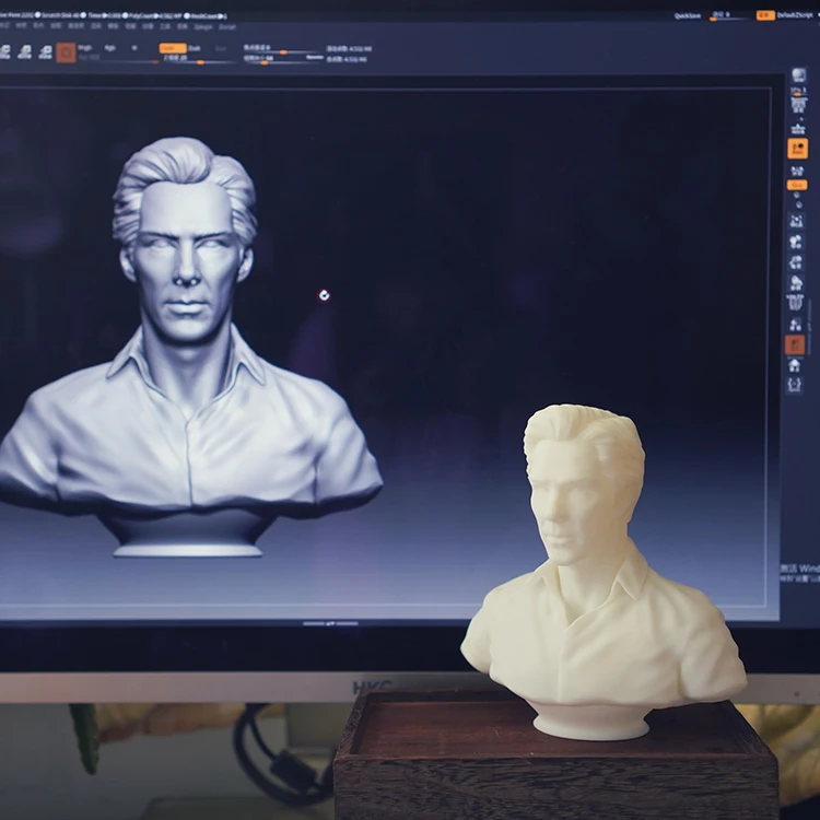 Guangdong factory 3d printed model human rapid prototype vacuum casting custom resin sla plastic 3d printing service sculpture