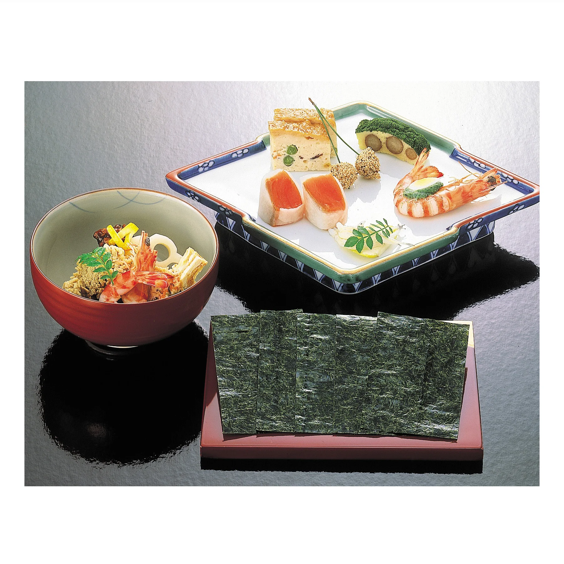 Japan suitable sea food alga nori roasted seaweed for sushi rolls