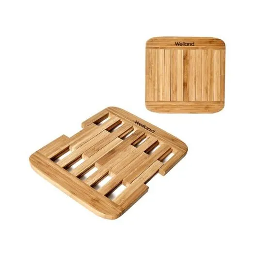Bamboo Trivets Heavy Duty Hot Pot Holder Pads