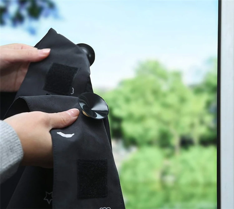 Portable Blackout Shades Curtains Temporary Blackout Blinds Clever Window Blackout Solution for Baby