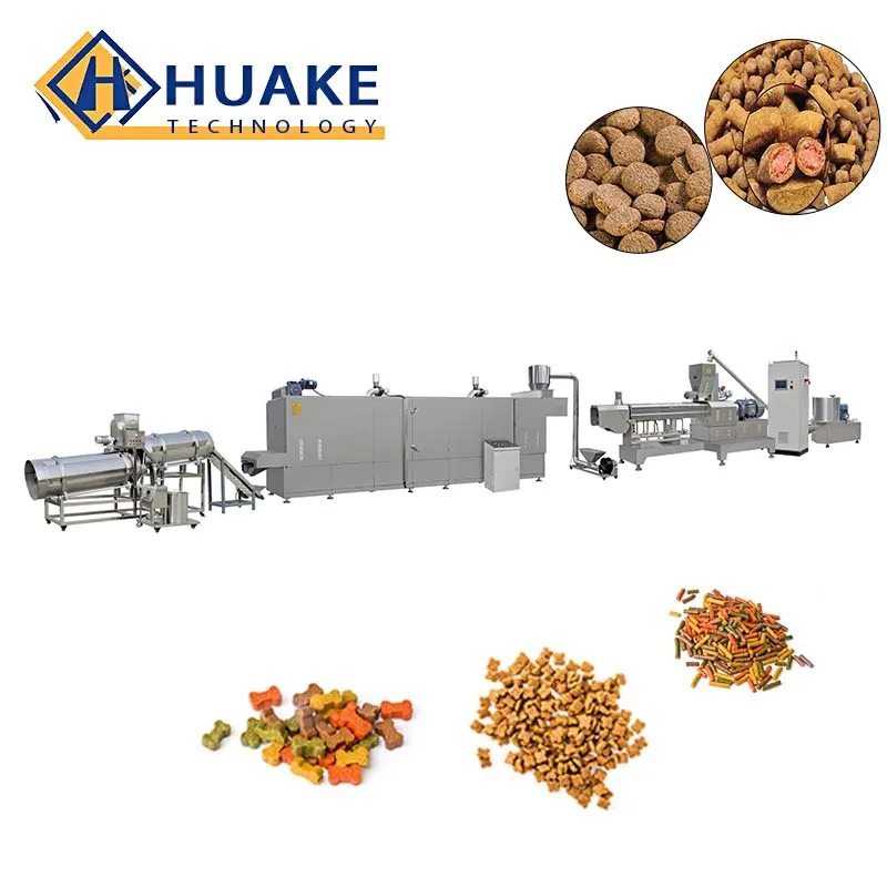 Automatic dry fish food extruder fish feed making machine floating sinking fish feed production processing line