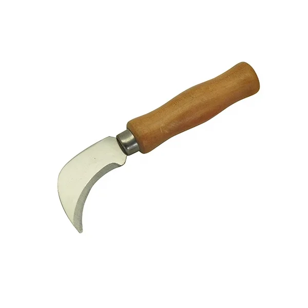 5.75' Tulwar natural color Wooden Handle Carpet Scraper Mirror polished carpet cutter