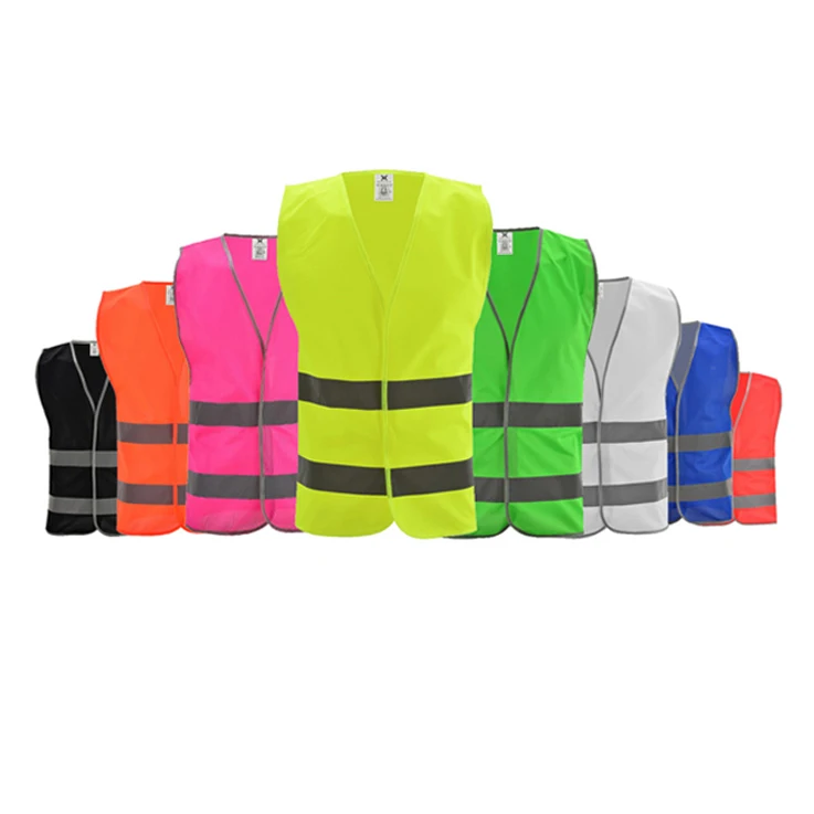 Wholesale New Design High Visibility Safety Clothing Reflective Vest Construction