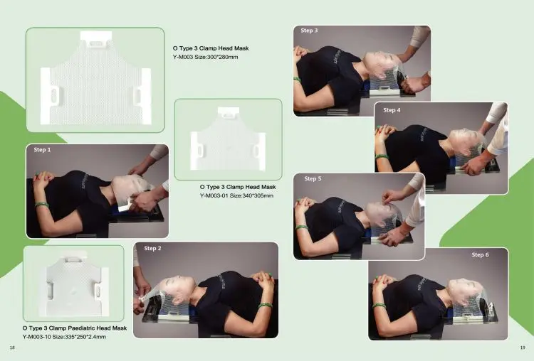 O Type Thermoplastic Mask for Radiotherapy Cancer Oncology Radiation Positioning Immobilization Factory Price ISO CE Certified