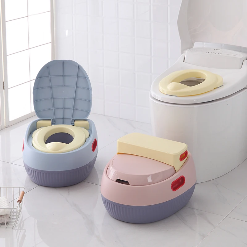 3 In 1 Baby Chair Plastic Toilet Seat Kids Simulation Training Potty For Children