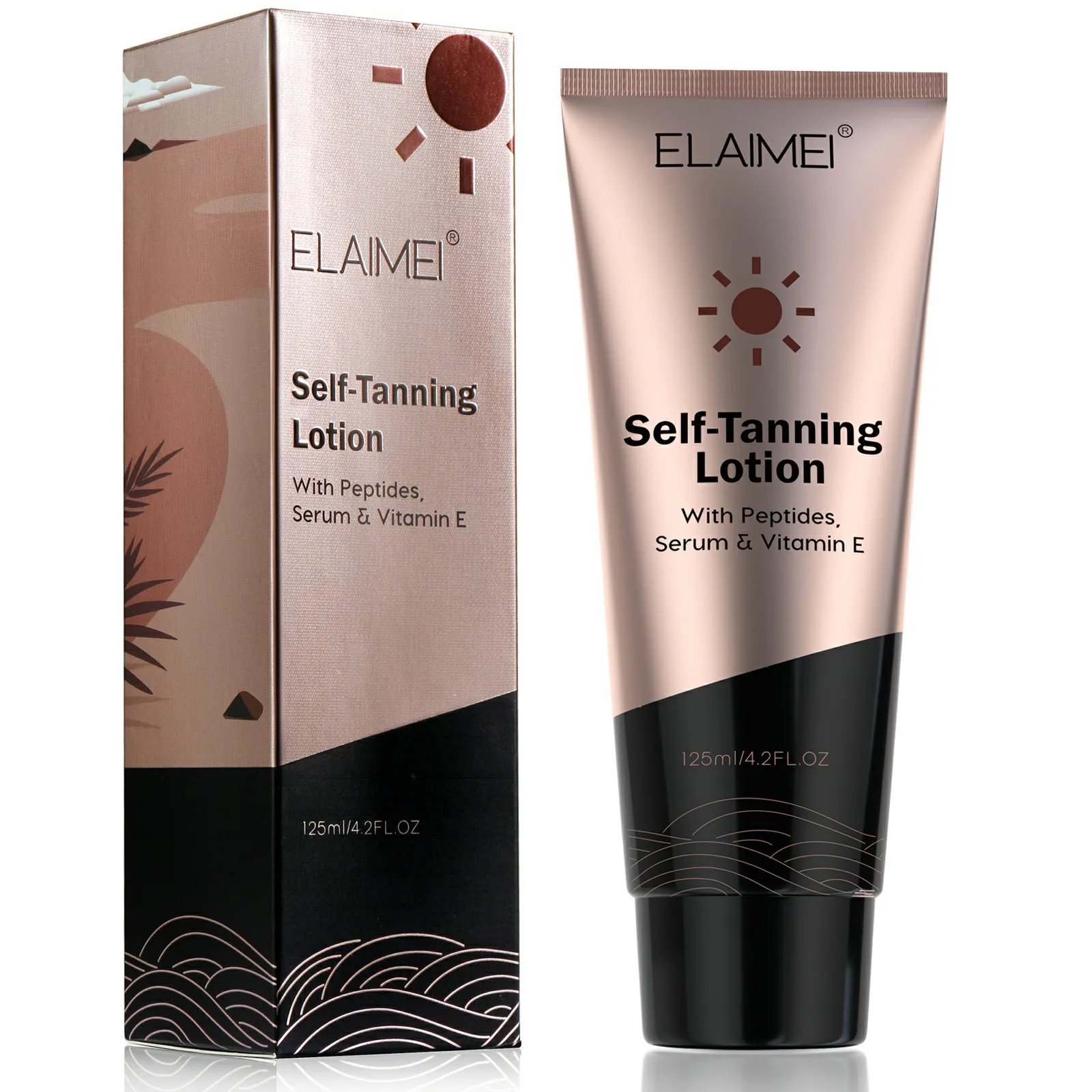 Organic Aloe Vera Shea Butter Sunless Tanning Lotion and Bronzer Buildable Light Medium or DarkTan anti tanning lotion