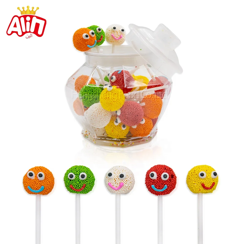 wholesale food supplier  lollipops toy  minis bball candy  Anise bottle sesame colorful cartoon lollipop