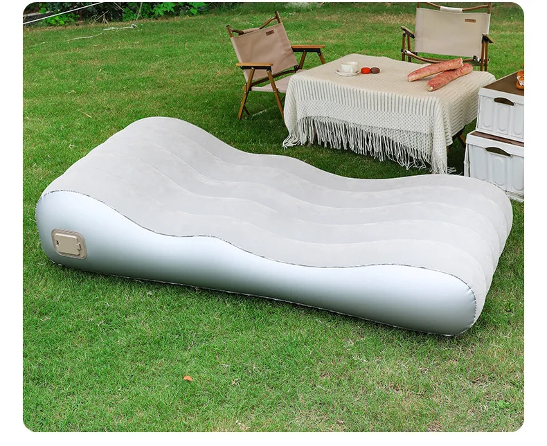 Factory Stock Outdoor Lunch Mattress Automatic Inflatable Foldable Moisture-proof Tent Air Cushion Mattress