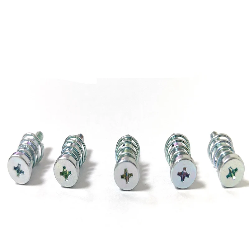 Custom size CPU Spring Loaded Heat Sink Screws for Computer Case Combined Spring screws