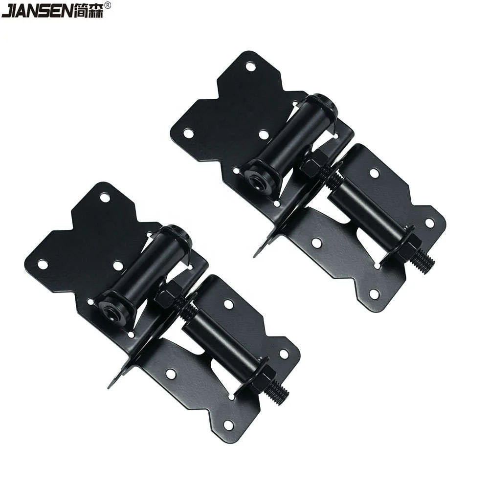 Hardware Accessory 304 Stainless Steel Iron Metal Window Round Corner Spring Door Fence Gate Hinge For Wooden Door