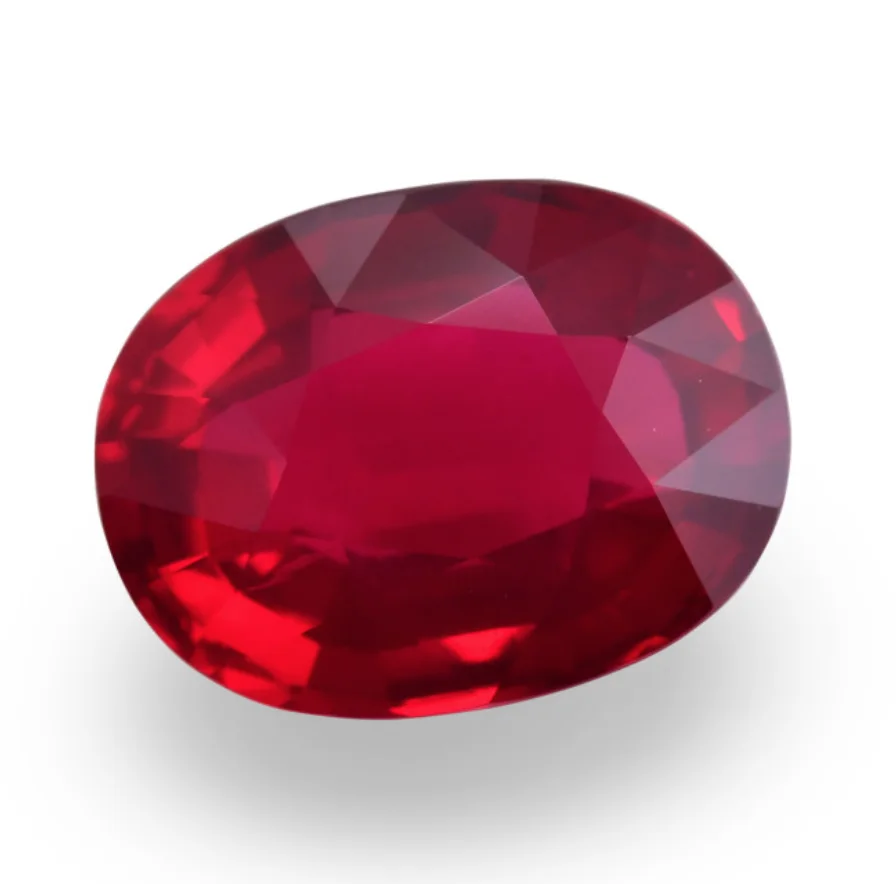 
5.04 carat Pigeon Blood Red MOZAMBIQUE Ruby Oval Shape No evidence Of Heat GRS Certified Loose Gemstone Ruby Stone By Real Gems 