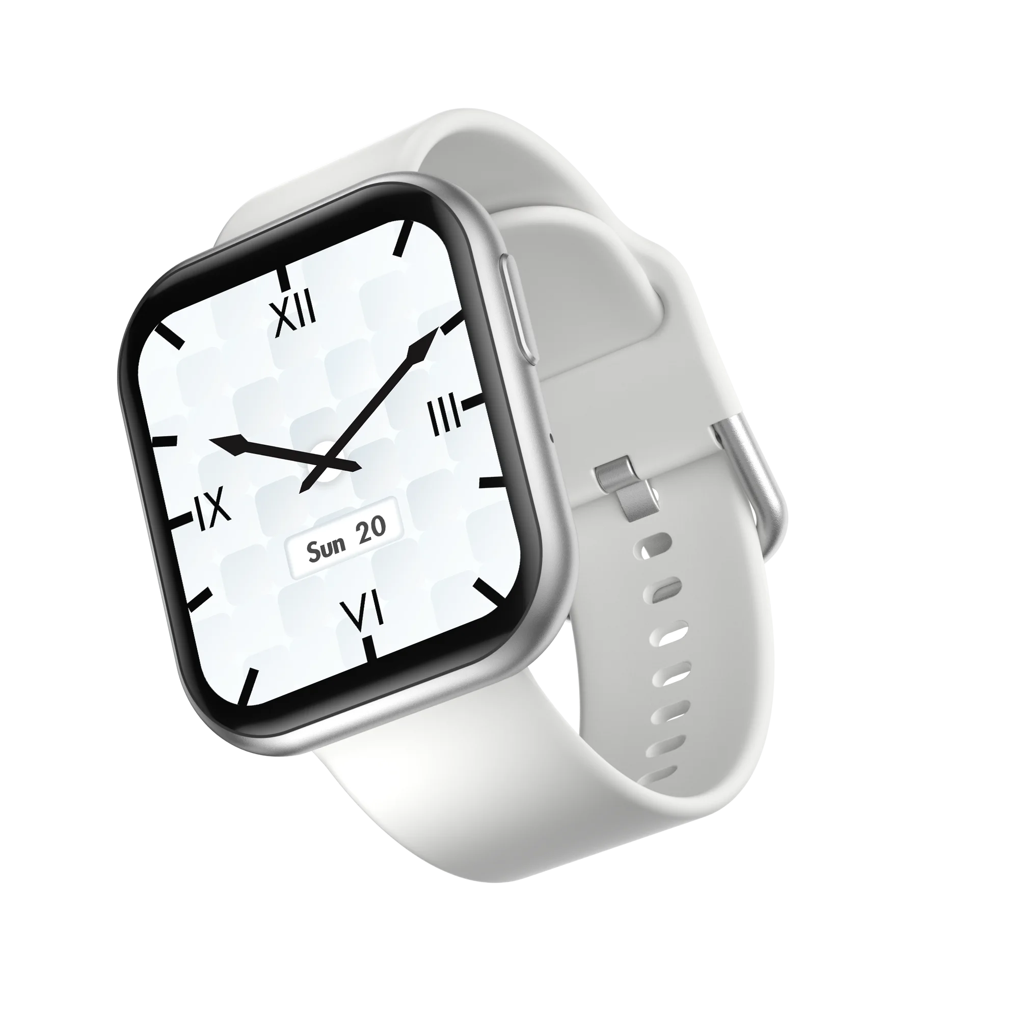 2022 FM09 1.69 Large screen APP Dafit Aluminum alloy talk watch