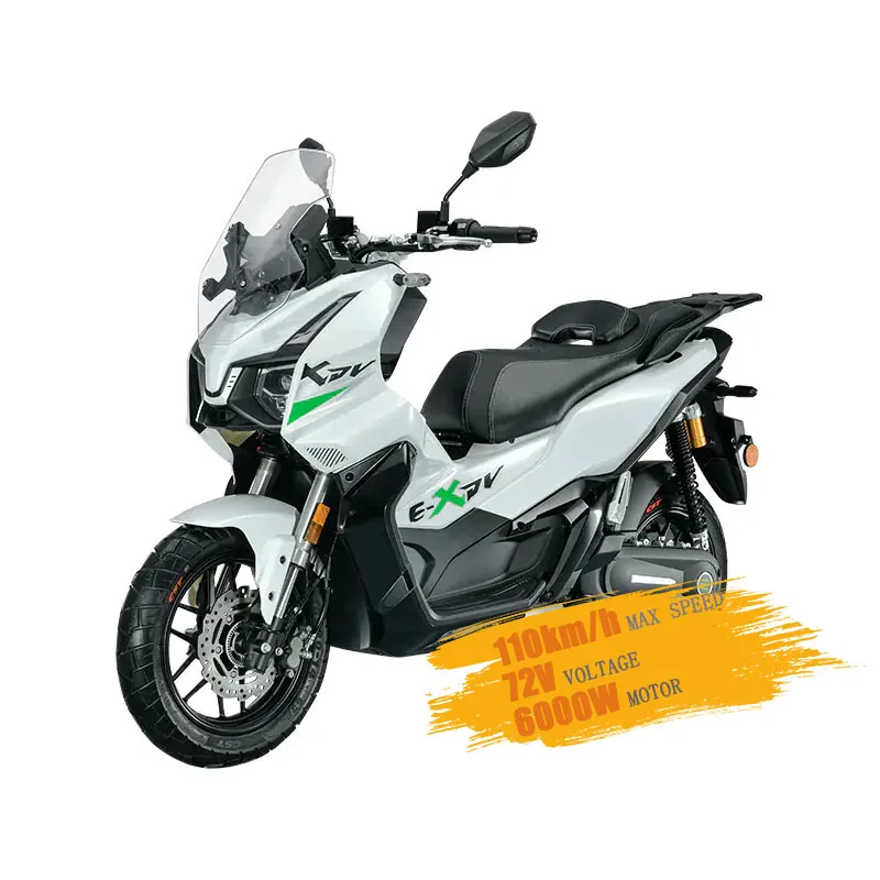 Factory Directly Sale 170km Electric Motorcycle 6000w Lithium Racing Electric Motorcycle for Sale 110km/H Speed