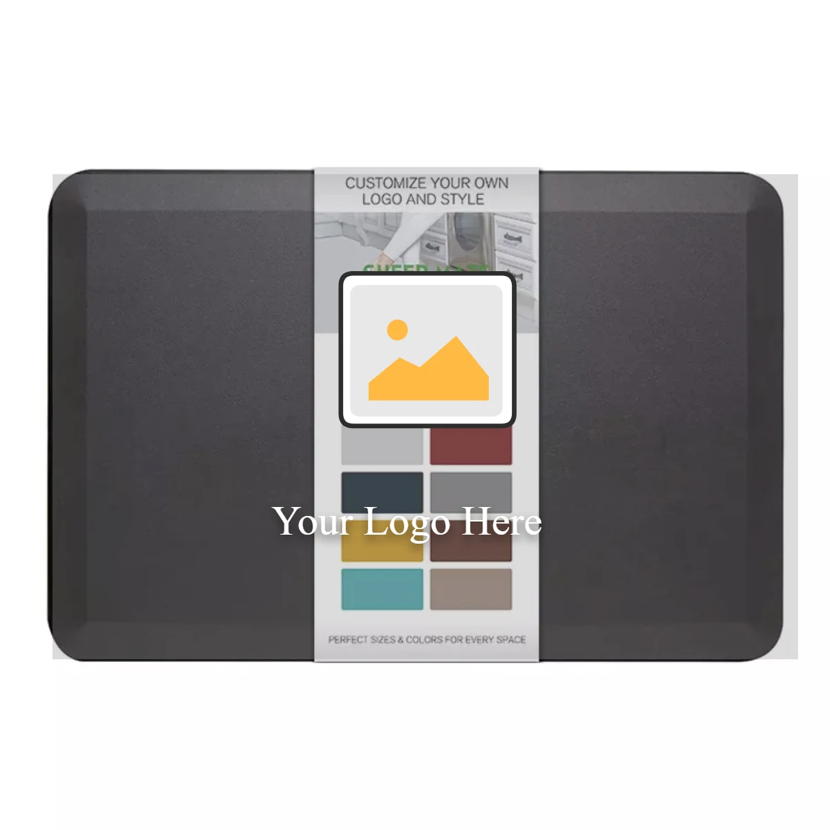 Brown Blue Anti Fatigue Kitchen MatOffice Anti Fatigue Mat For Standing Desk salon barber shop chair anti-fatigue floor mat