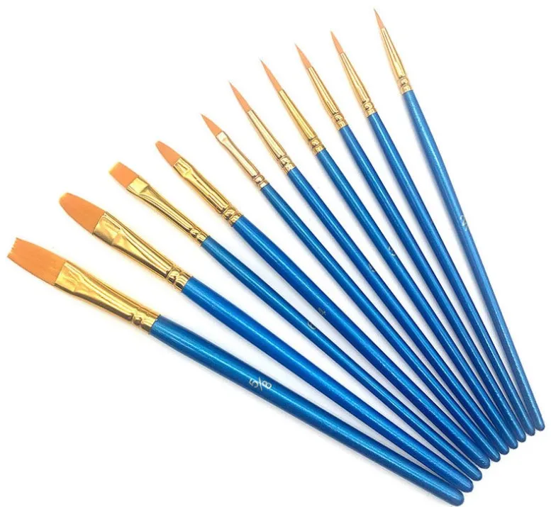 Paint brushes painting colour brush rs set 10 pcs