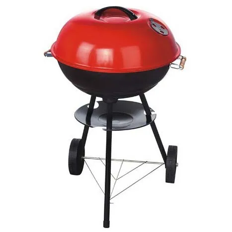 Outdoor balcony kettle grill charcoal camping stove portable 17 inch two round apple barbecue