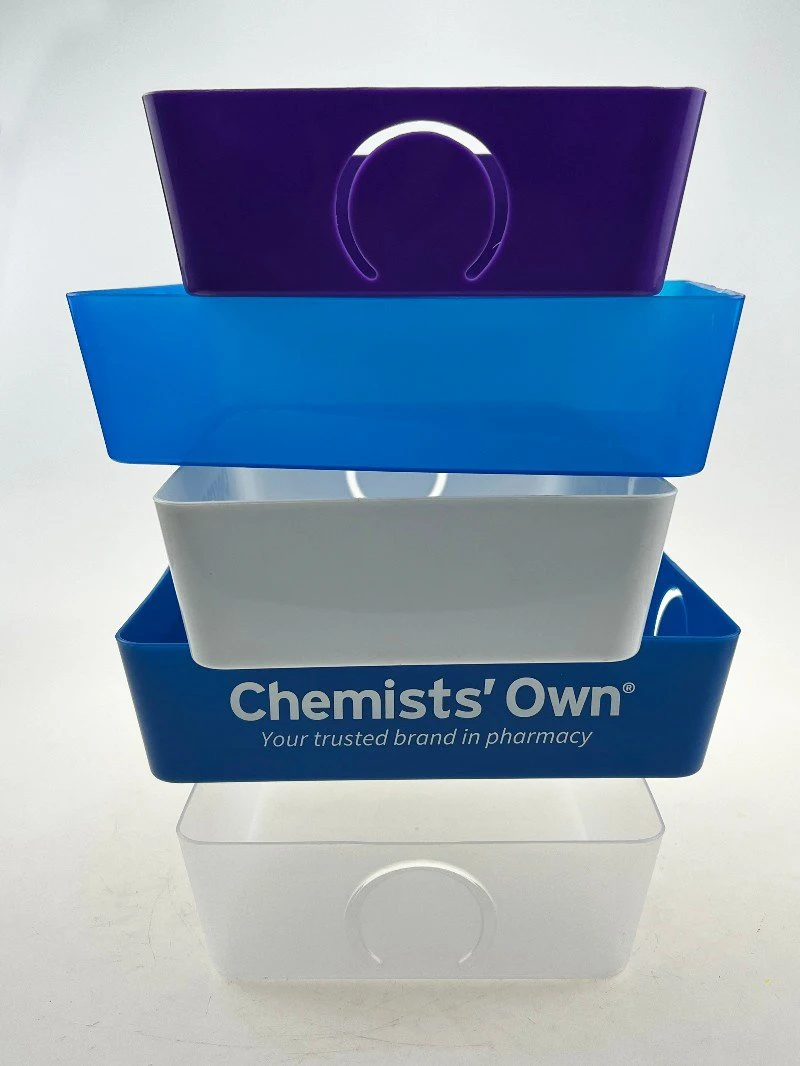 Пластиковый лоток для хранения продуктов питания или больницы