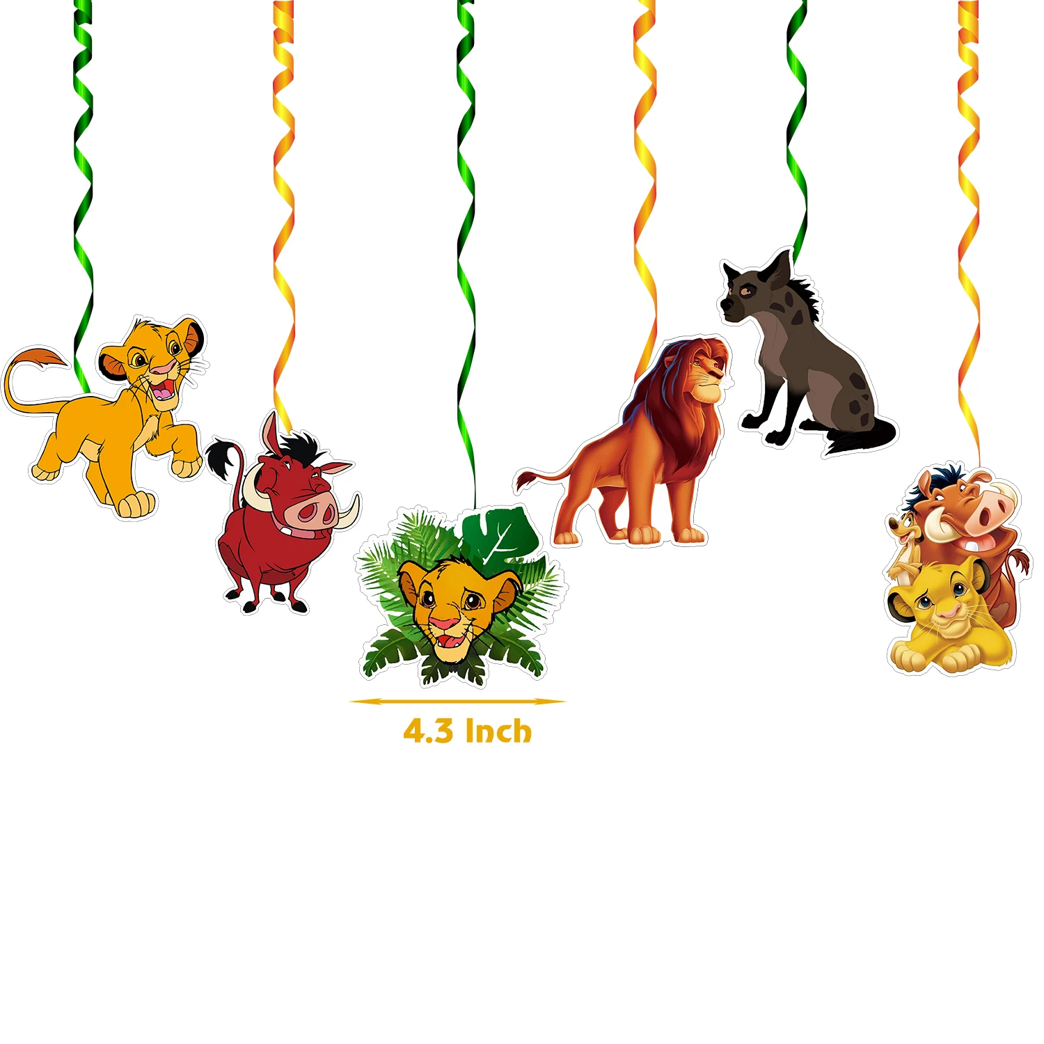 New Design Lion Birthday Party Decoration Birthday Decoration Party Supplies Banner Latex Balloon and Cake Topper
