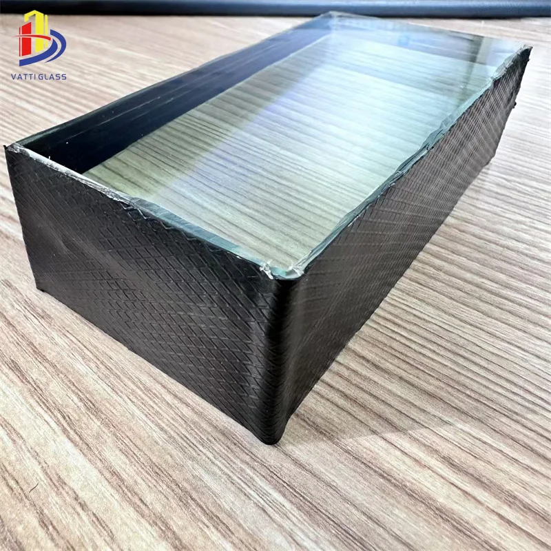 Custom level and thickness armored bulletproof glass for armored vehicle with well sealed black border