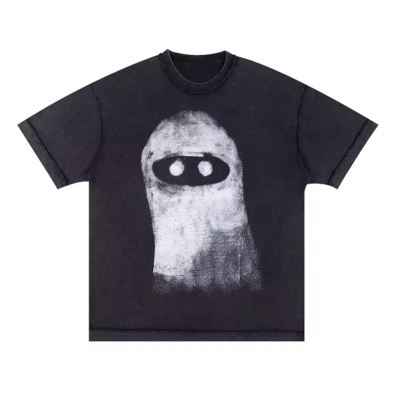 Credia Custom Premium Streetwear 100% Organic Cotton 280gsm DTG Printing Graphic T-Shirts Acid washed For Men