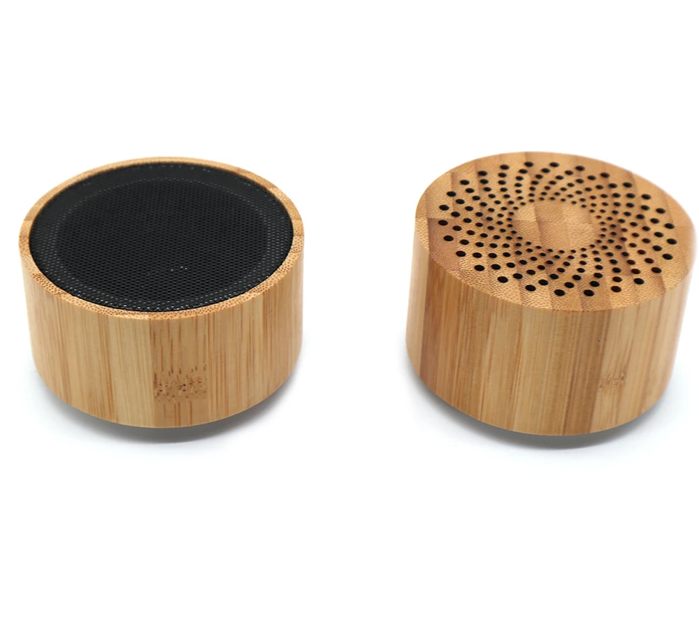 2020 Popular 3w mini bamboo speaker portable hands free wireless speaker