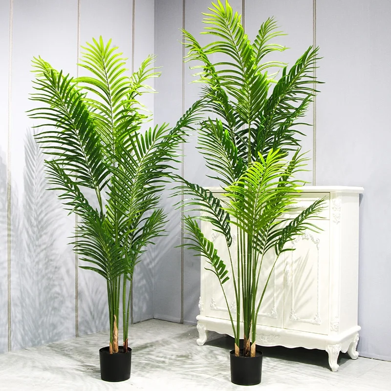 art decor Artificial plant Home Artificial Potted Plants Trees Bonsai Rubber Leaves Plastic tree Leaf Decorative indoor tropical