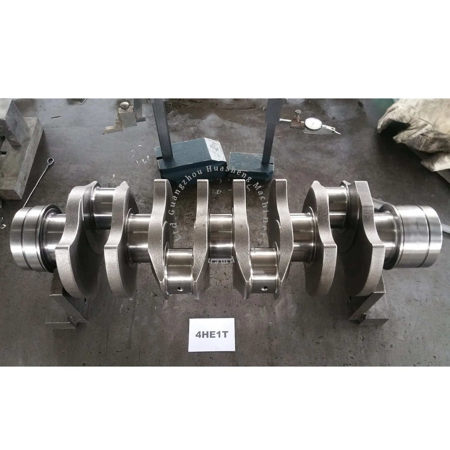 High Quality Manufacturer Diesel Engine 8-94396-737-3 4HE1 4HE1T Forged steel Crankshaft For Isuzu Spare Parts