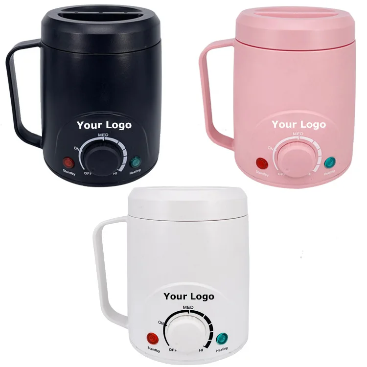 Custom Logo 200cc Electric Melt mini Wax Warmer with handle set For Hair Removal