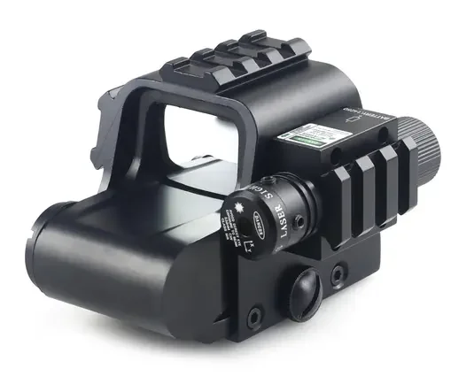 Factory wholesale HD553G OEM 1X22mm red dot optical sight with red and green laser bonding 20mm