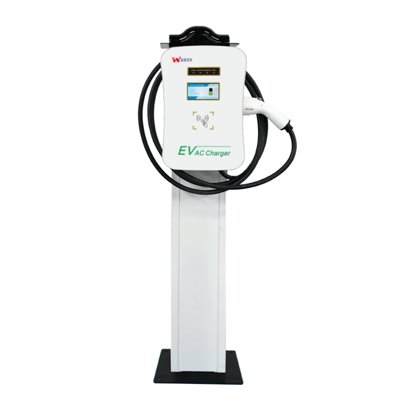 Горячая продажа 3-фазный напольный 22kw 11kw Тип 2 быстрый Электрический автомобиль ev зарядное