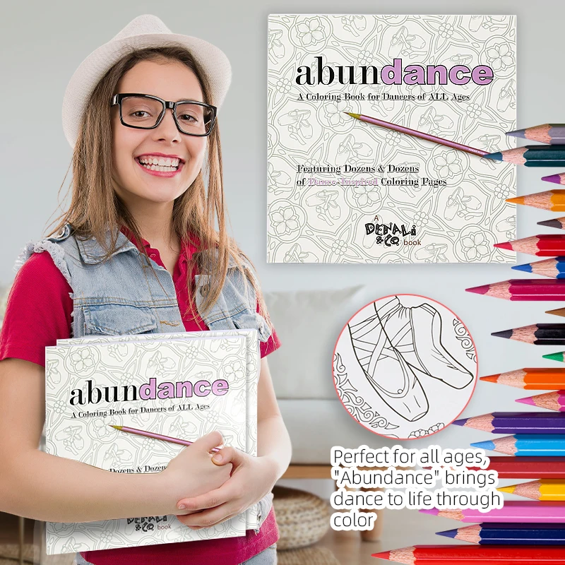 Custom Painting Printing Adult Coloring Colouring Book For Adults wih pens