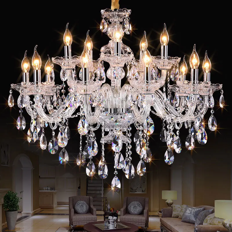 Italian Modern Luxury Chrome Room Ceiling Cheap K9 Metal Designers Modern Chandelier