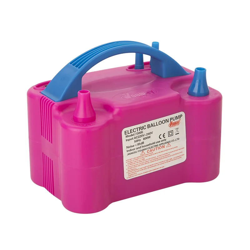 220V New Double Hole 73005 HT-501 High Voltage AC Inflatable Electric Pump Air Balloons Inflator Machine