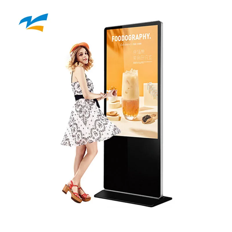 Direct factory price 43 inch custom floor stand digital signage Android Wifi digital signage floor standing