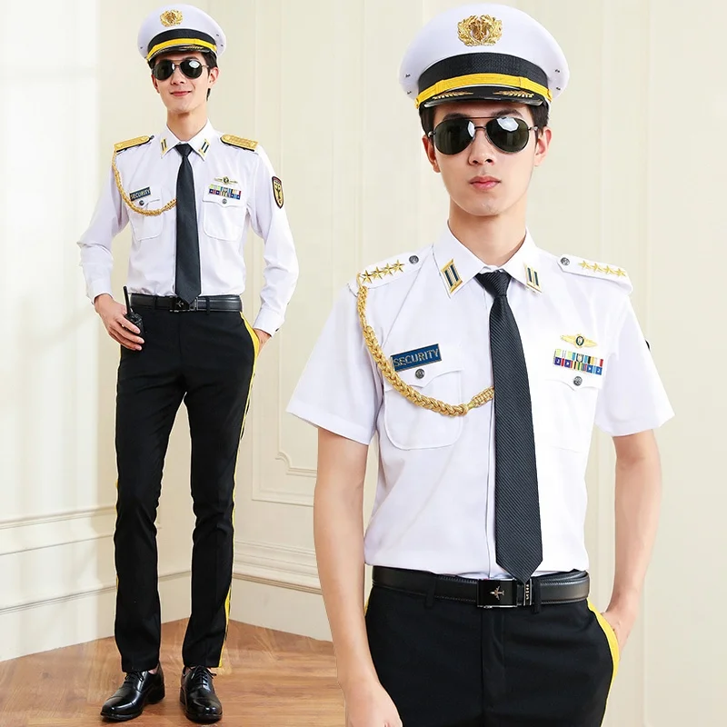 White Long Sleeve Shirt for building protect men Safety Work Wear Shirt Uniform Shirts