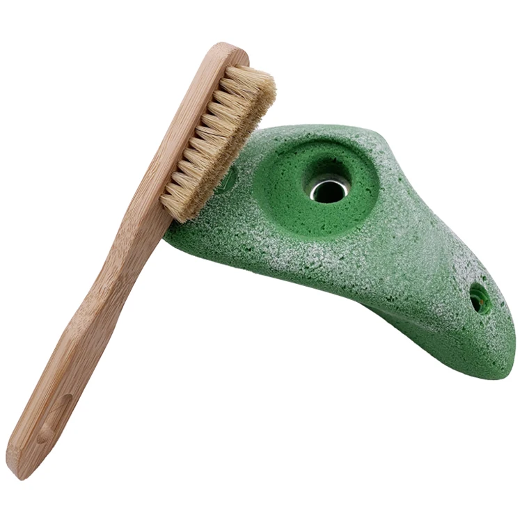 Factory High Quality Animal Hair Wooden Climbing Brush for Rock Climbing