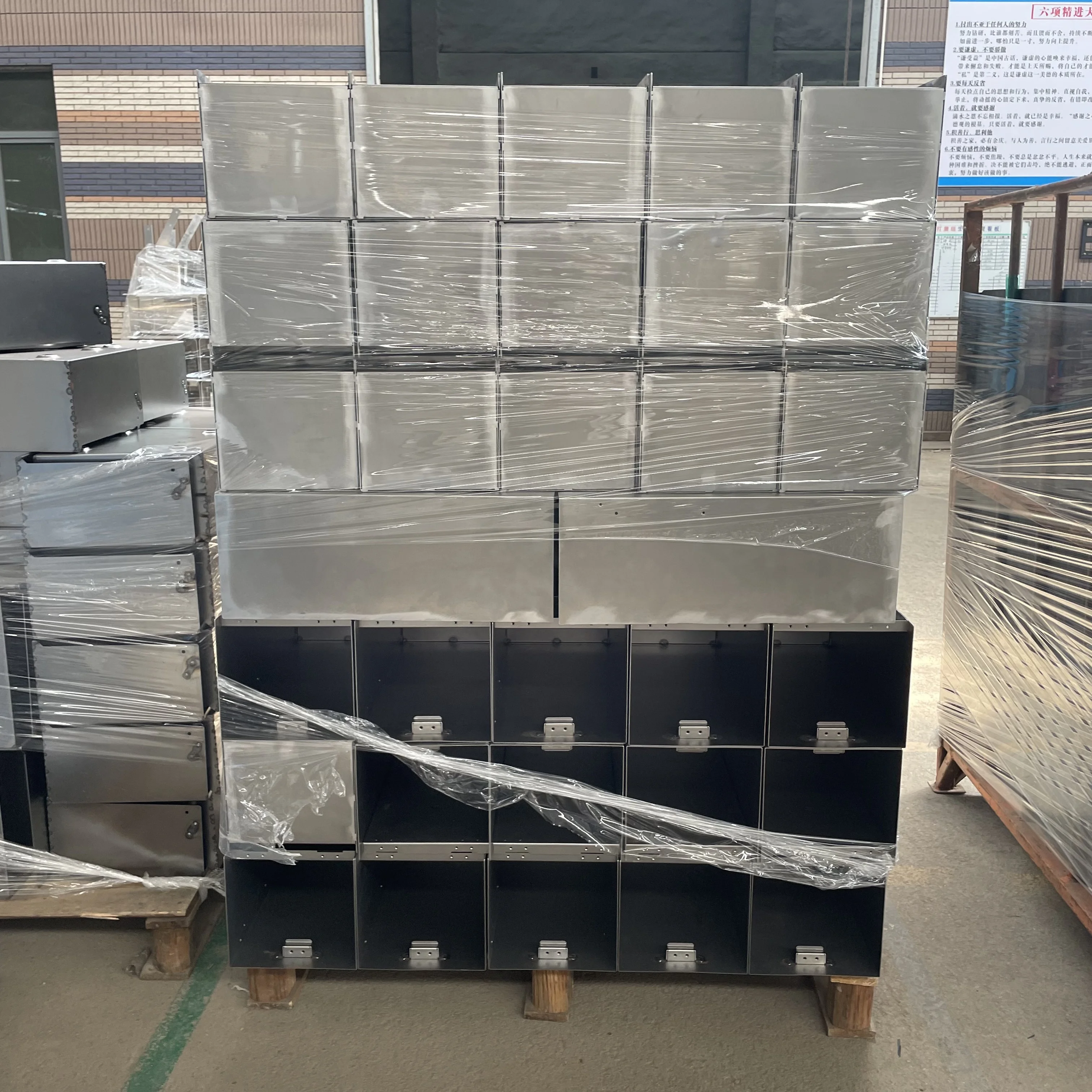 Custom Metal Fabrication Sheet Metal Parts Stainless Steel Enclosures Electrical Boxes Manufacturing