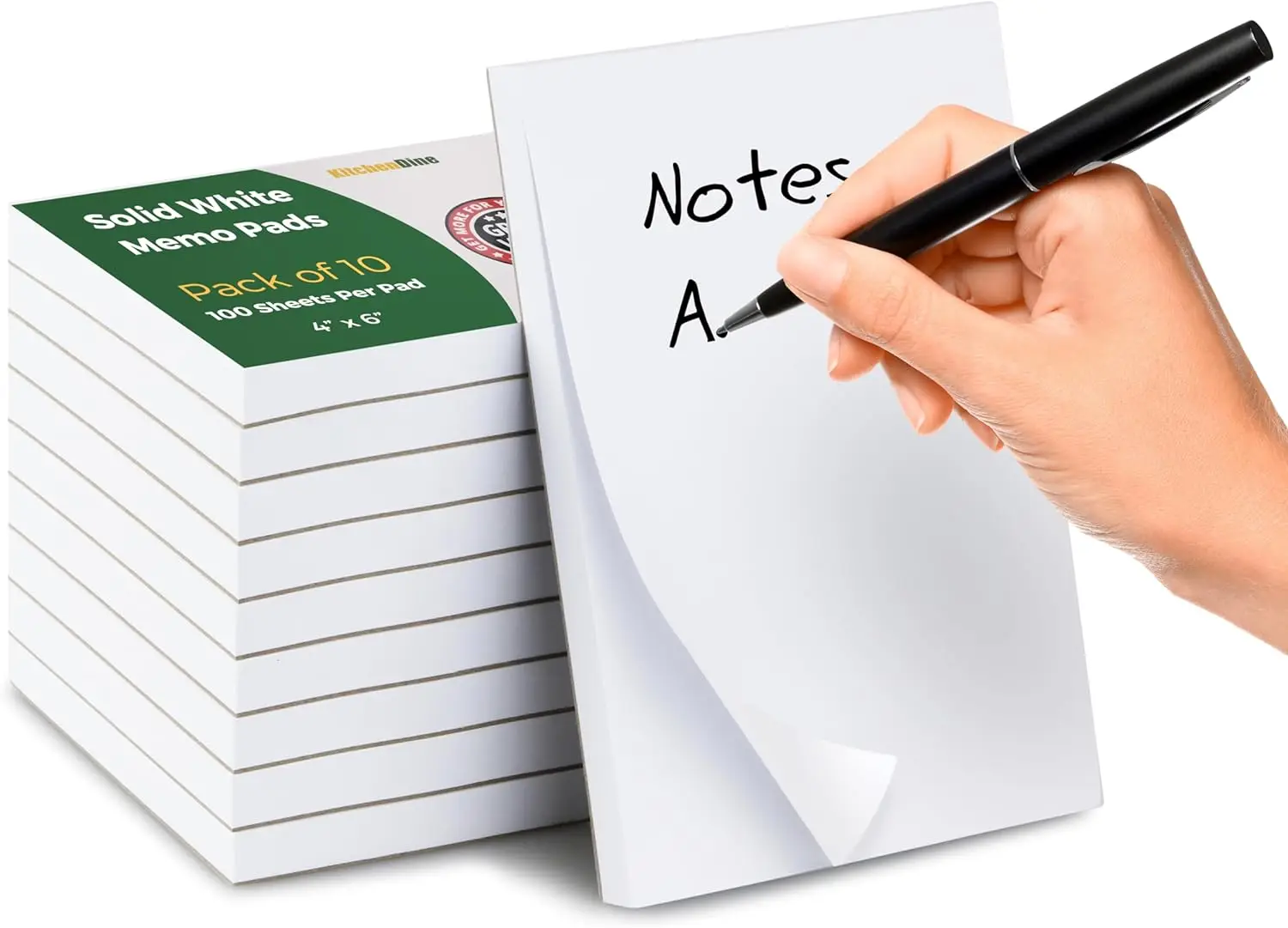 Customized Memo Pads size 4*6 inch Scratch Pads Writing pads Service Order Shopping Notepads