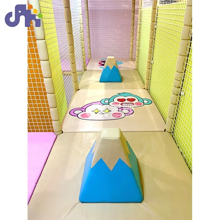 Domerry amusement equipment children balls pool playground indoor plastic slide kid play jungle gym