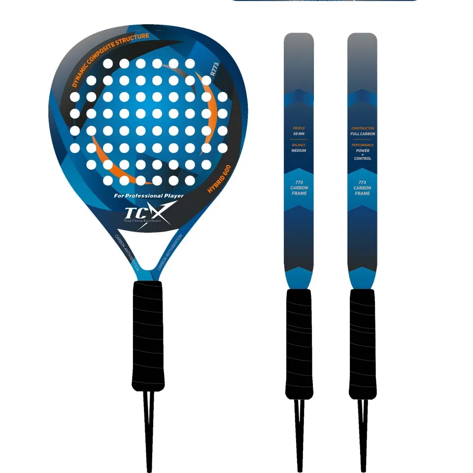 Factory Price High Level Customized  Professional Carbon Padel and Tennis Racket For Beginners  made in China